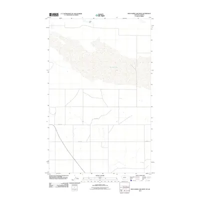 2011 Map of Wild Horse Lake West, 2011 Print