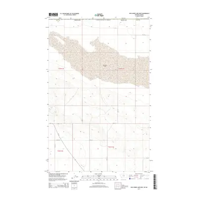 2014 Map of Wild Horse Lake West, 2014 Print