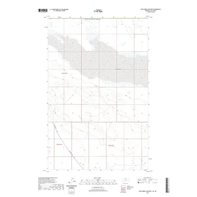 2020 Map of Wild Horse Lake West, 2020 Print