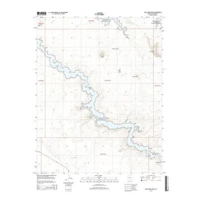 2014 Map of Wild Horse Mesa, 2014 Print