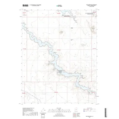 2018 Map of Wild Horse Mesa, 2018 Print