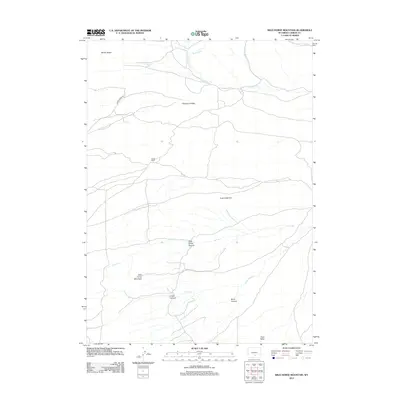 2012 Map of Wild Horse Mountain, 2012 Print