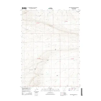 2015 Map of Wild Horse Mountain, 2015 Print