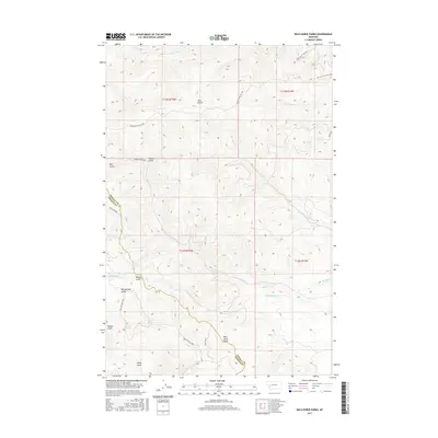 2017 Map of Wild Horse Parks, 2017 Print
