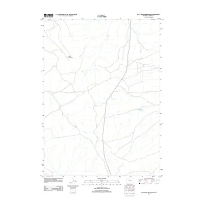 2012 Map of Wild Irish Reservoir, 2012 Print