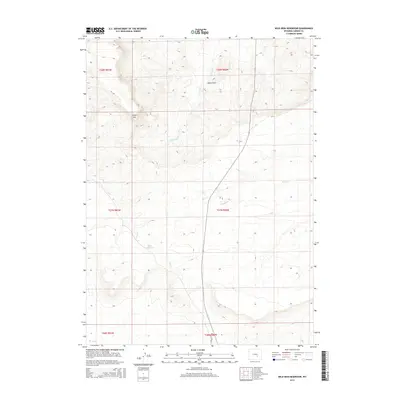 2015 Map of Wild Irish Reservoir, 2015 Print