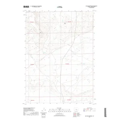 2017 Map of Wild Irish Reservoir, 2017 Print