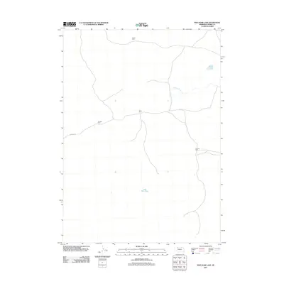 2011 Map of Wild Mare Lake, 2011 Print