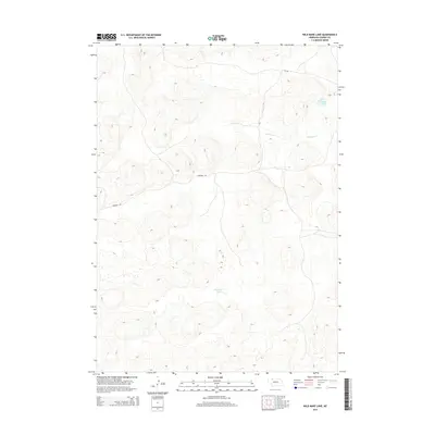 2014 Map of Wild Mare Lake, 2014 Print