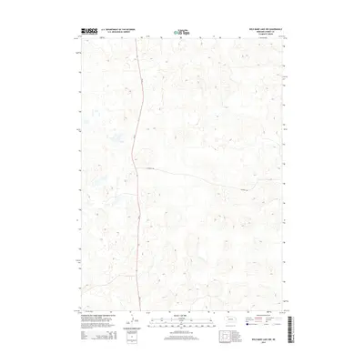2014 Map of Wild Mare Lake NW, 2014 Print
