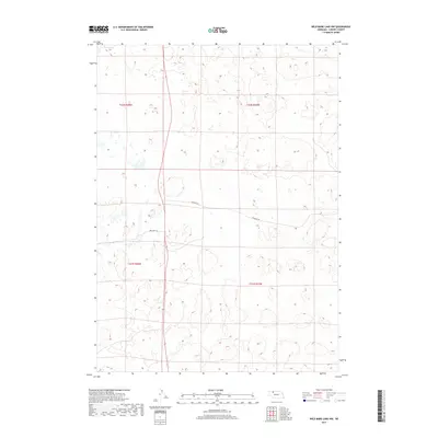 2017 Map of Wild Mare Lake NW, 2017 Print
