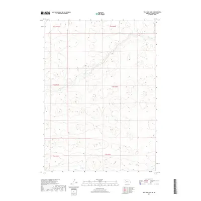 2017 Map of Wild Mare Lake SE, 2017 Print