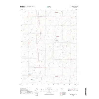 2017 Map of Wild Mare Lake SW, 2017 Print