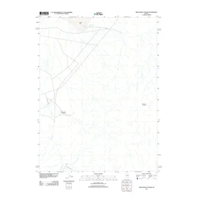 2011 Map of Wild Range Canyon, 2011 Print