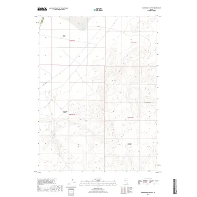 2018 Map of Wild Range Canyon, 2018 Print