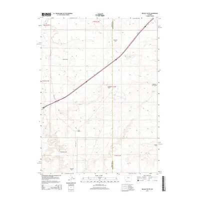 2015 Map of Wildcat Butte, 2015 Print