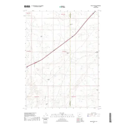 2017 Map of Wildcat Butte, 2017 Print