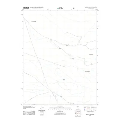 2012 Map of Wildcat Canyon, 2012 Print