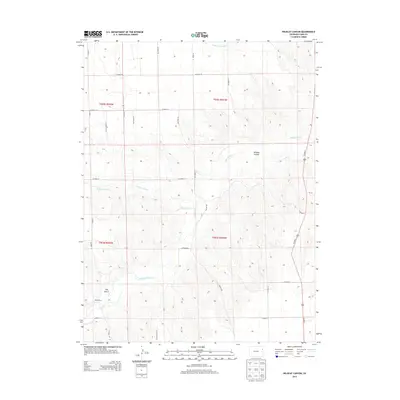 2013 Map of Wildcat Canyon, 2013 Print