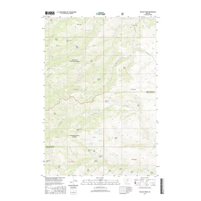 2017 Map of Wildcat Draw, 2017 Print