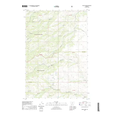 2020 Map of Wildcat Draw, 2020 Print