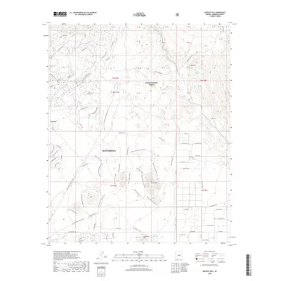 2018 Map of Wildcat Hill, 2018 Print
