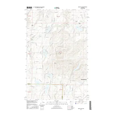 2017 Map of Wildcat Lake, 2017 Print