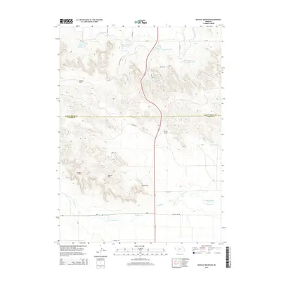 2014 Map of Wildcat Mountain, 2014 Print