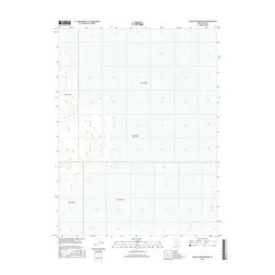 2017 Map of Wildcat Mountain NW, 2017 Print