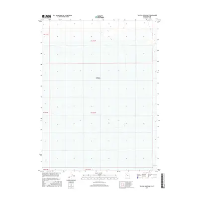 2017 Map of Wildcat Mountain SE, 2017 Print