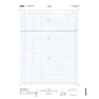 2023 Map of Wildcat Mountain SE, 2023 Print