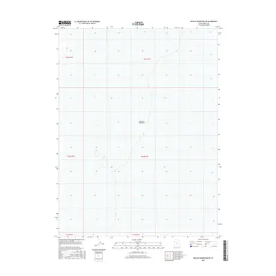 2017 Map of Wildcat Mountain SW, 2017 Print