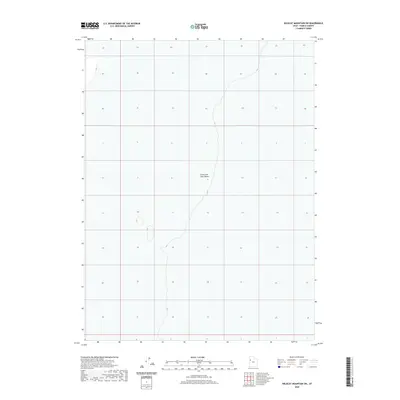 2020 Map of Wildcat Mountain SW, 2020 Print