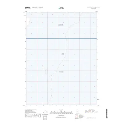 2023 Map of Wildcat Mountain SW, 2023 Print