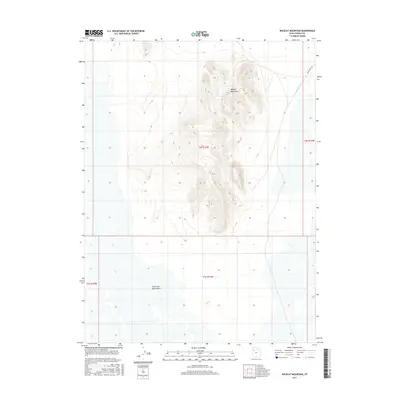 2017 Map of Wildcat Mountain, 2017 Print