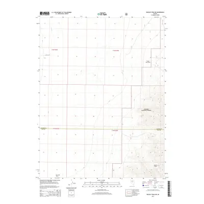 2014 Map of Wildcat Peak NW, 2014 Print