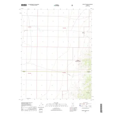 2018 Map of Wildcat Peak NW, 2018 Print