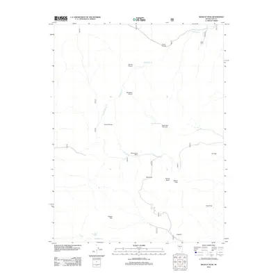 2012 Map of Wildcat Peak, 2012 Print