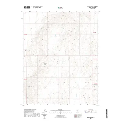 2018 Map of Wildcat Wash NE, 2018 Print