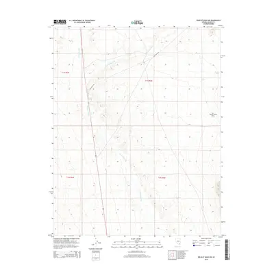 2015 Map of Wildcat Wash NW, 2015 Print
