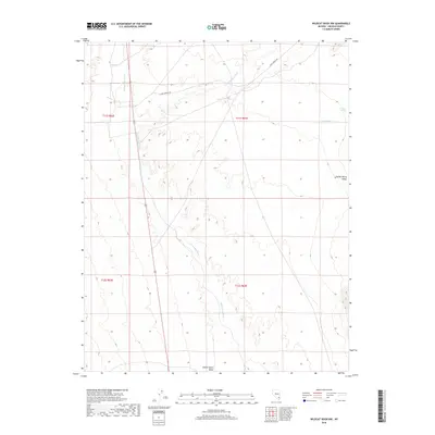 2018 Map of Wildcat Wash NW, 2018 Print
