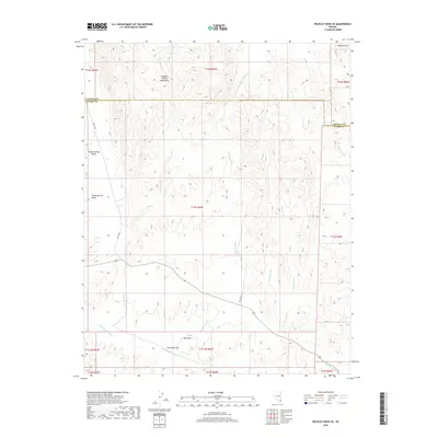 2018 Map of Wildcat Wash SE, 2018 Print