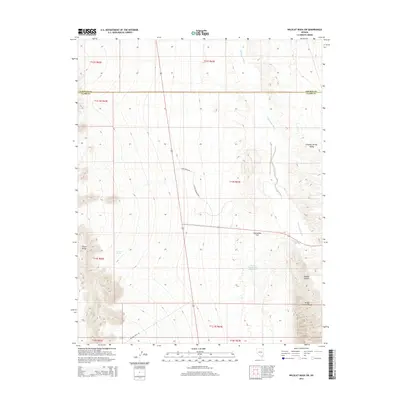 2014 Map of Wildcat Wash SW, 2014 Print
