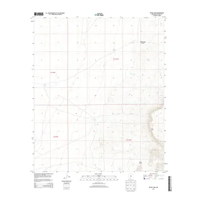2013 Map of Wilde Tank, 2013 Print