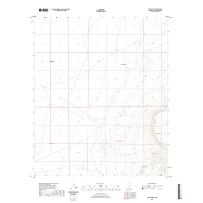 2020 Map of Wilde Tank, 2020 Print