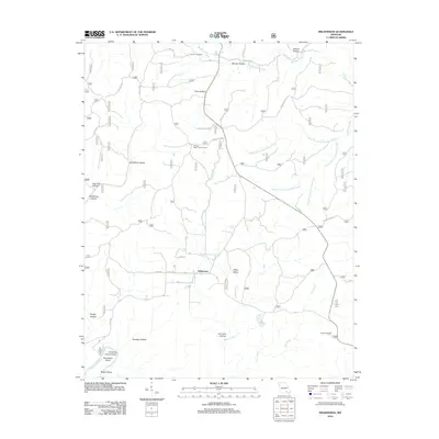 2012 Map of Wilderness, 2012 Print