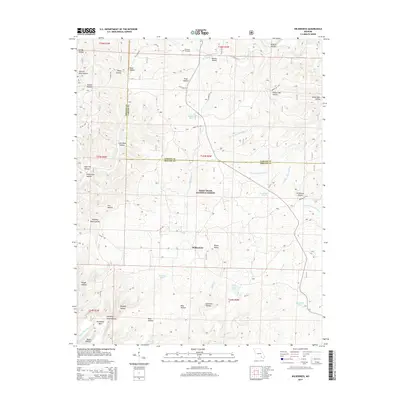 2015 Map of Wilderness, 2015 Print