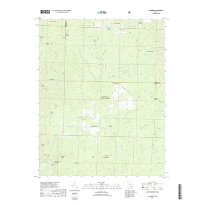 2017 Map of Wilderness, 2017 Print