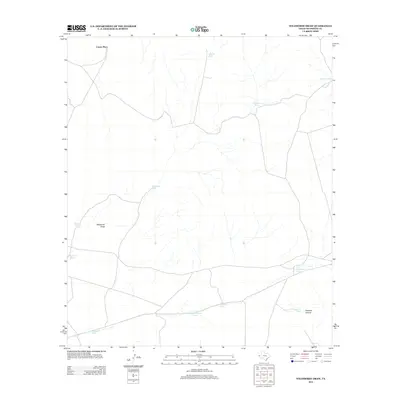 2012 Map of Wildhorse Draw, 2012 Print