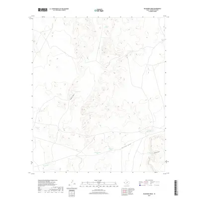 2019 Map of Wildhorse Draw, 2019 Print